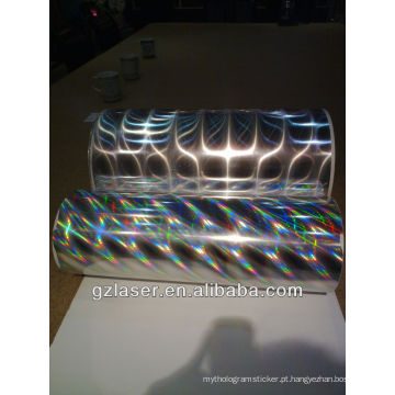 Holograma pilar do mestre de luz para cartão de papel